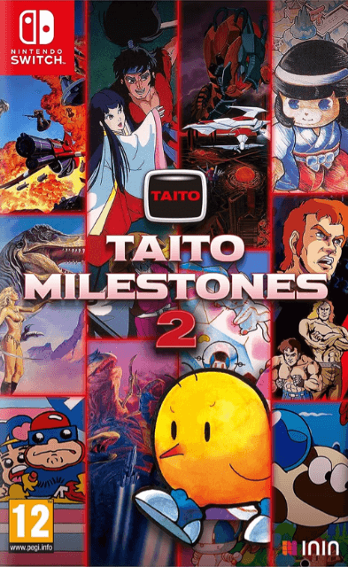 Taito Milestones 2 box art for Nintendo Switch